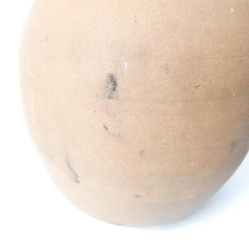 Terra Cotta Pumpkin Jack O Lantern Candle Holder Signed Clay Pottery Handmade